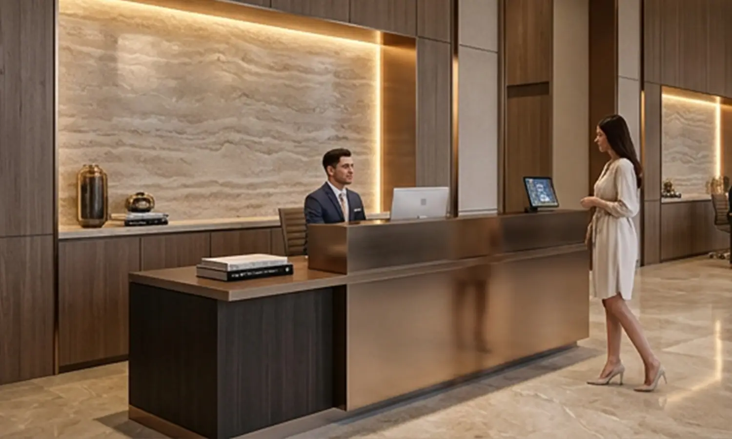 The Reserve - reception and concierge desk, Sinhagad Road Pune