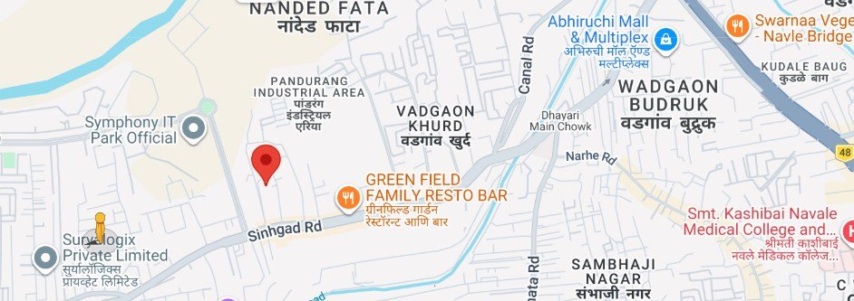 The Reserve location map - Sinhagad Road, near Nanded City, Pune, 100 m from the Inner Ring Road & 2.5 km from the Mumbai-Pune Highway